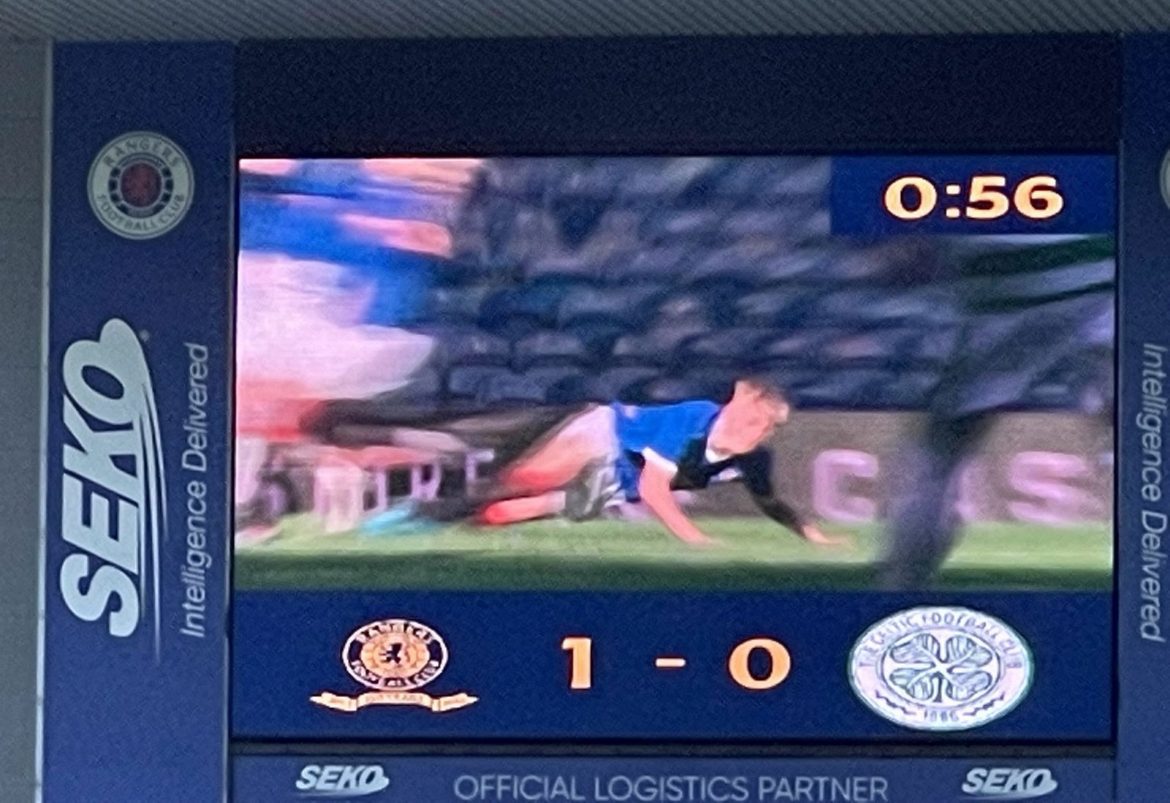 Young Gers in men against bhoys performance at Ibrox