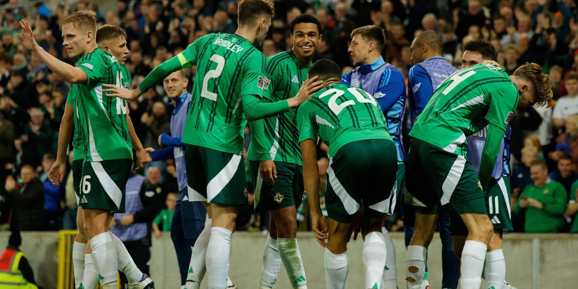 Left for £400k: Everton academy ace is now a hat-trick hero for his country